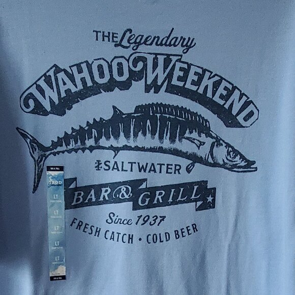 NWT!  Bundle -2 Men's IZOD Saltwater Classic/Casual crew shirts Size: Large Tall - Picture 8 of 9